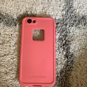 Sunset pink iPhone 6s life proof case